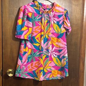 Haptics Vibrant Floral Women's Top